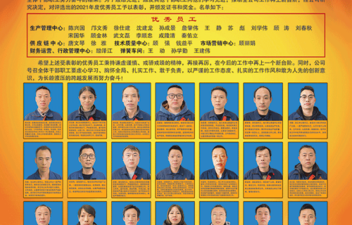 雷竞技隆重召开2021年度优秀员工表彰大会